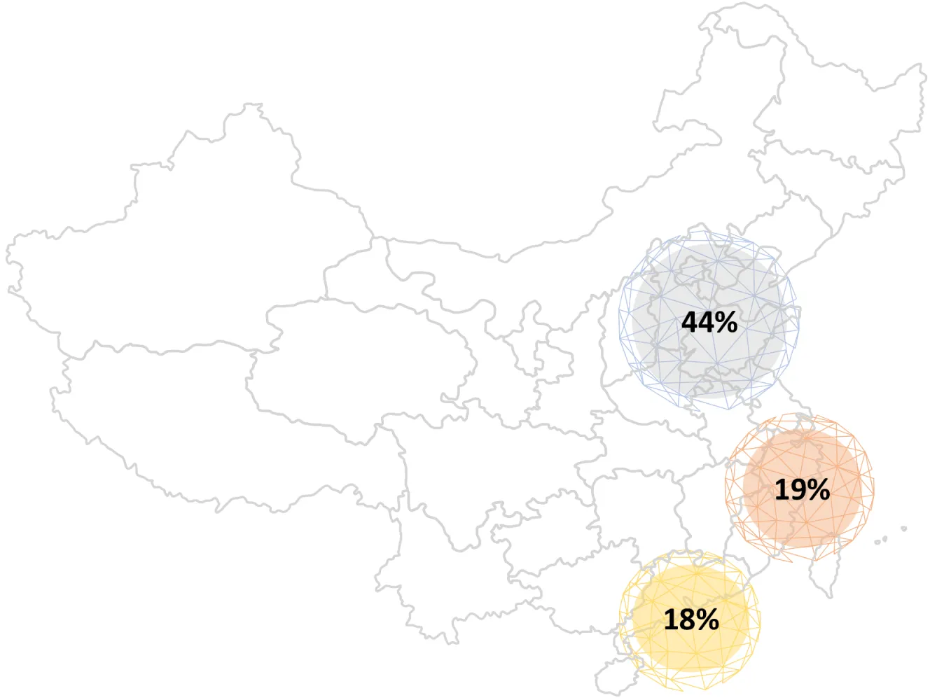 21Vianet Data Center Map Q1 2021