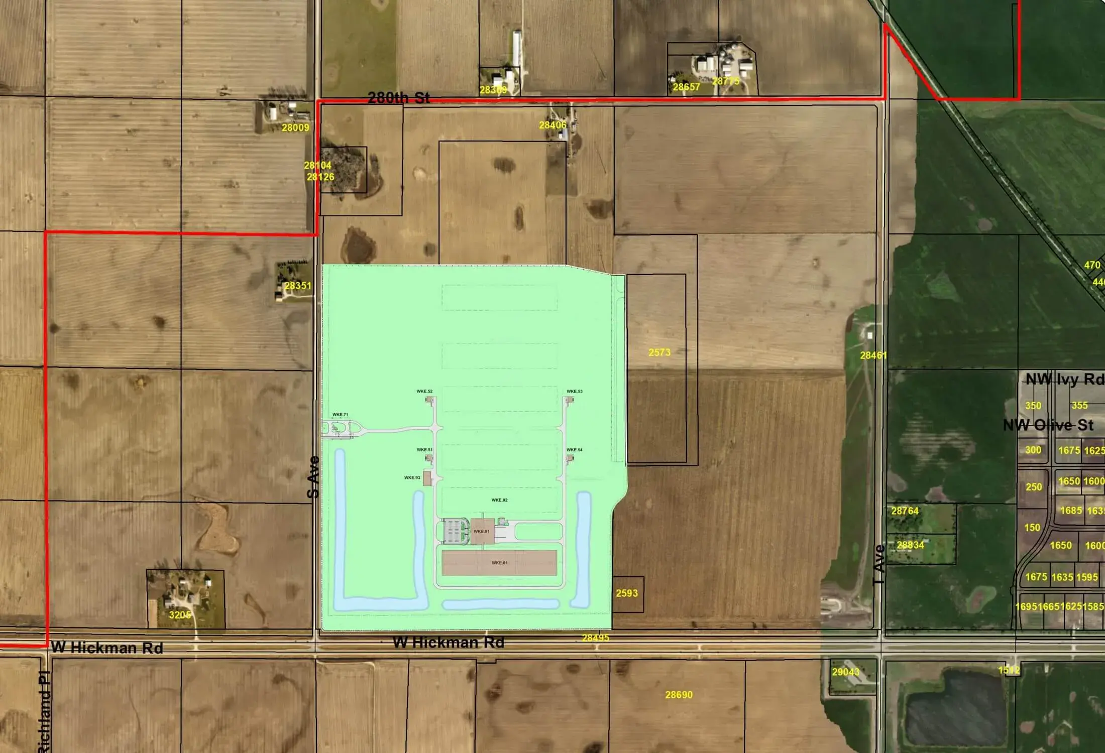 Apple Waukee Iowa Site Map