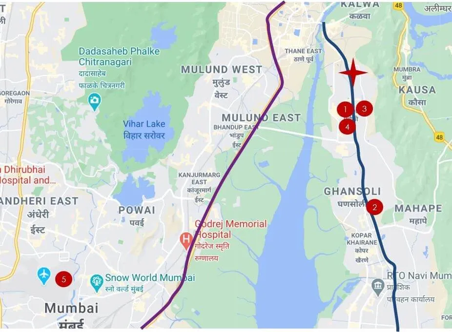Ascendas India Trust Navi Mumbai Location