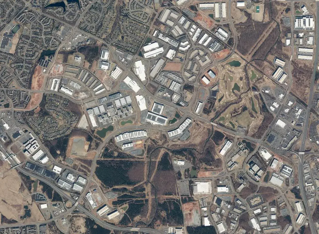Imágenes satelitales de Ashburn Virginia 2022