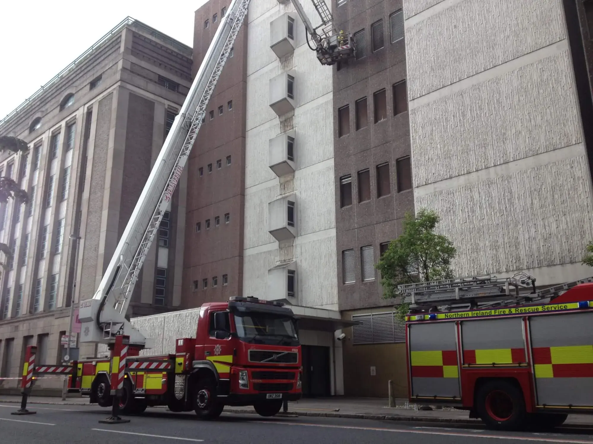BT Belfast Northern Ireland Data Center Fire 2015