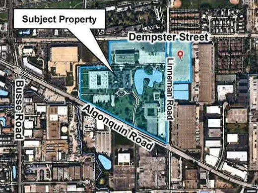 Mapa del sitio del centro de datos CloudHQ Mount Prospect Chicago Illinois
