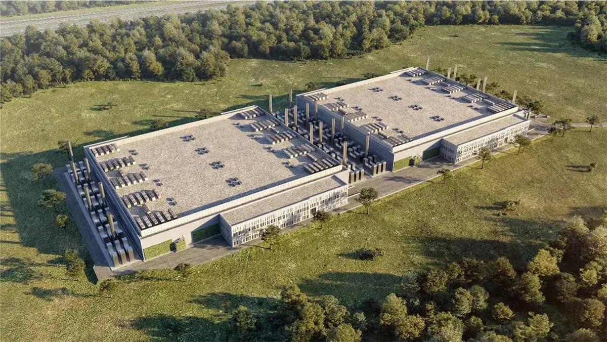 Aire del centro de datos CloudHQ Offenbach Frankfurt Alemania