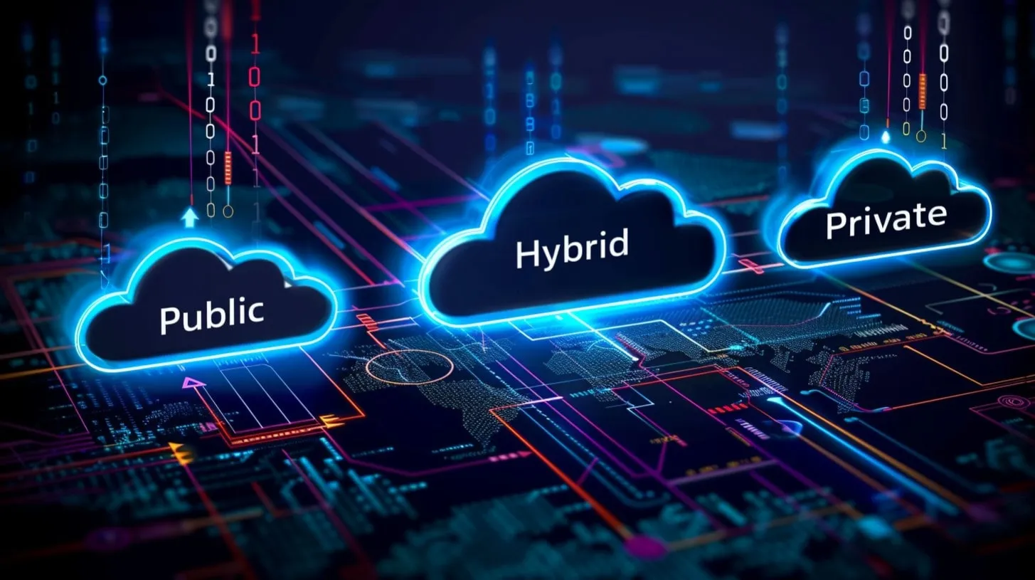 Comparando la multinube con los tres tipos de modelos de nube pública privada híbrida para infraestructura