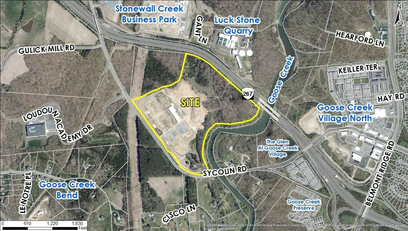 Sitio de Compass Datacenters True North Data Leesburg Virginia