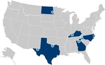 Mapa de ubicaciones de los centros de datos científicos principales