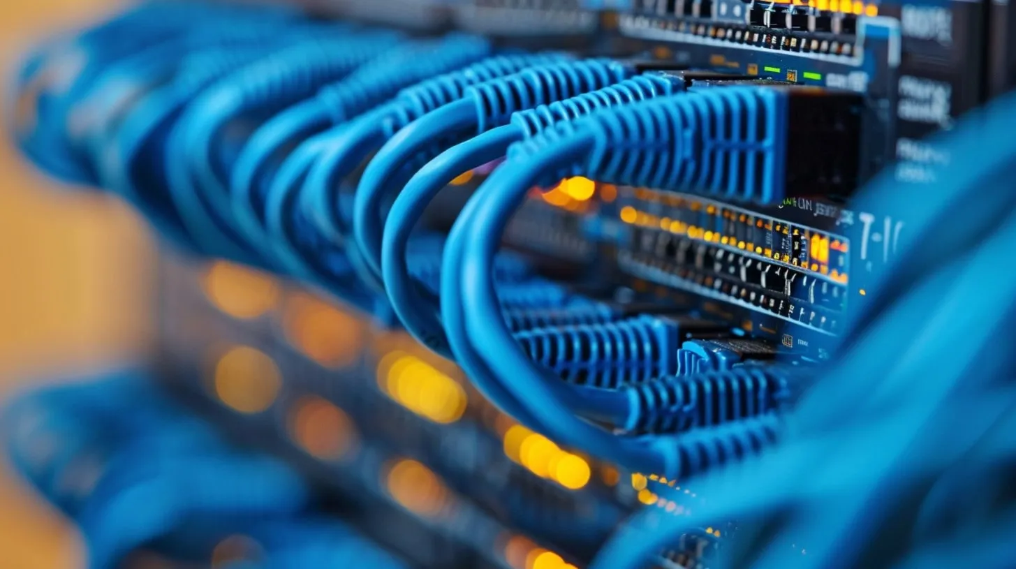 Enlace de cables Cross Connect a un switch en un entorno de centro de datos