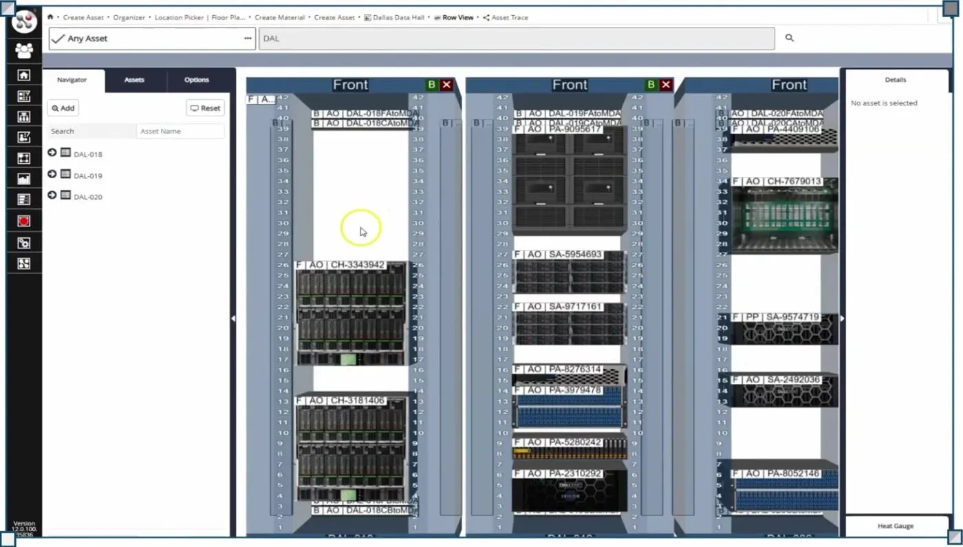 Data Center Infrastructure Management DCIM Software Racks Planificación Hardware