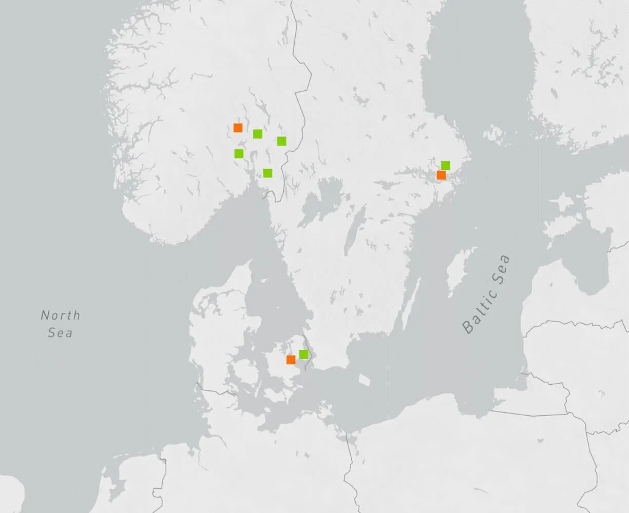 Mapa de Centros de Datos DigiPlex
