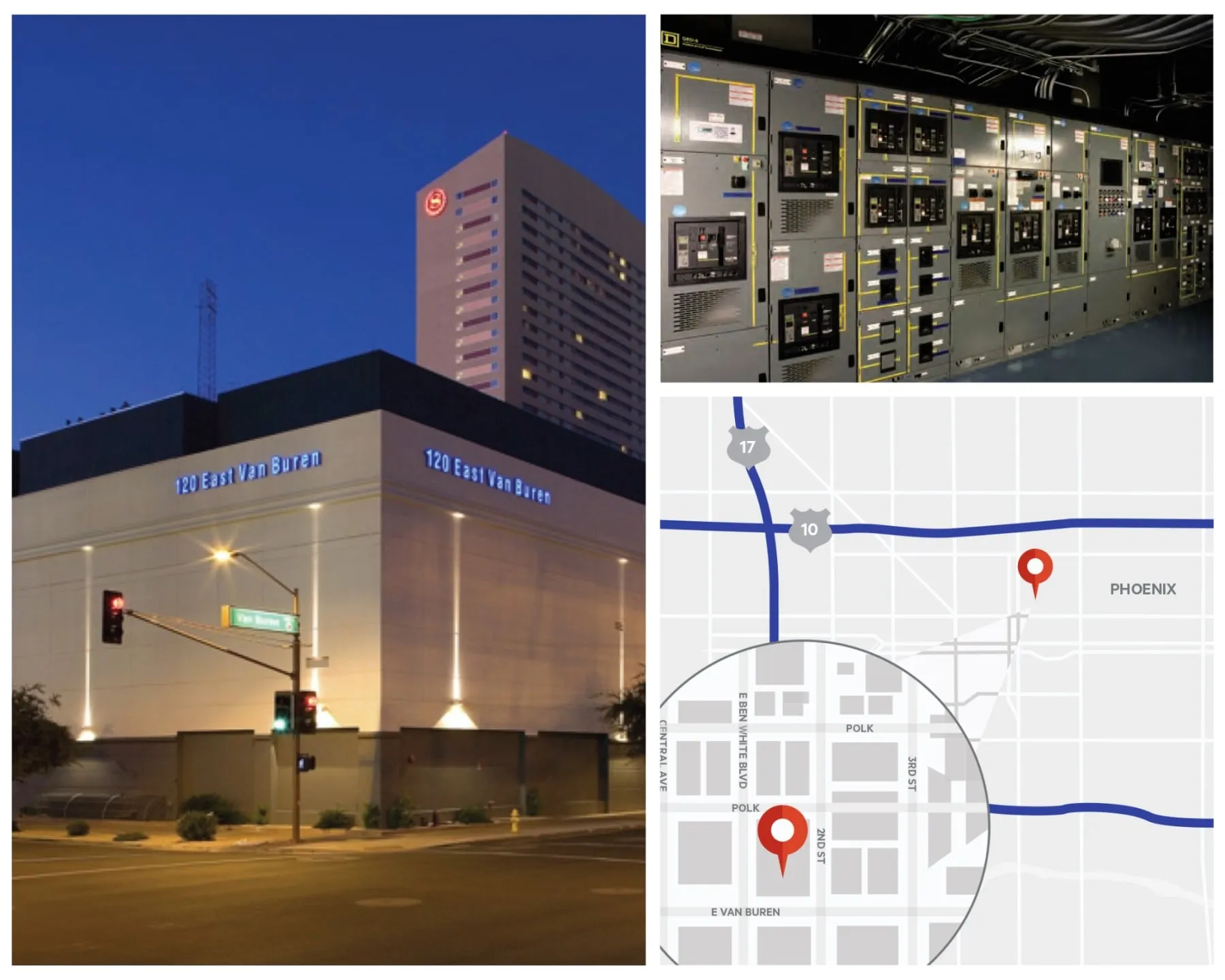 Digital Realty Carrier Hotel Building Located at 120 East Van Buren Street Phoenix Arizona