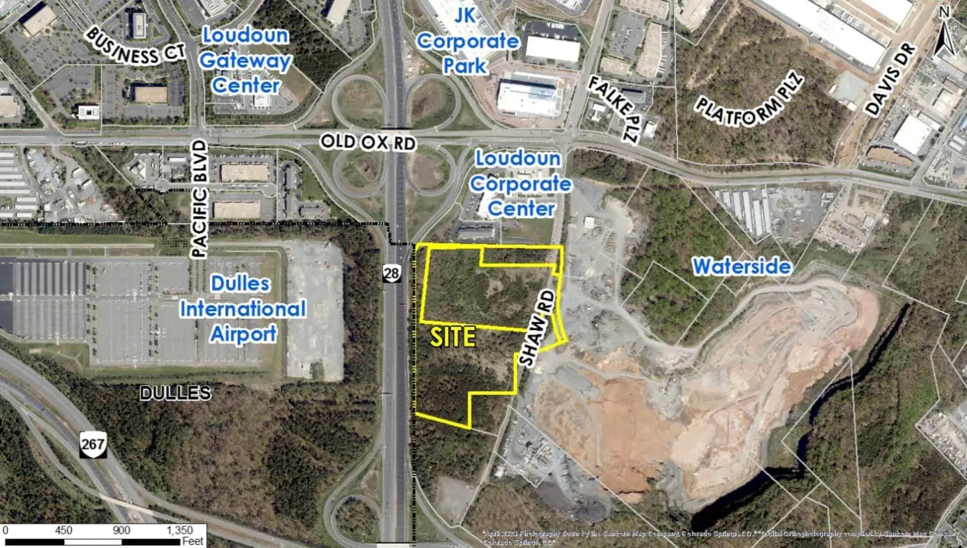 Dulles 2000 Redevelopment Site Map