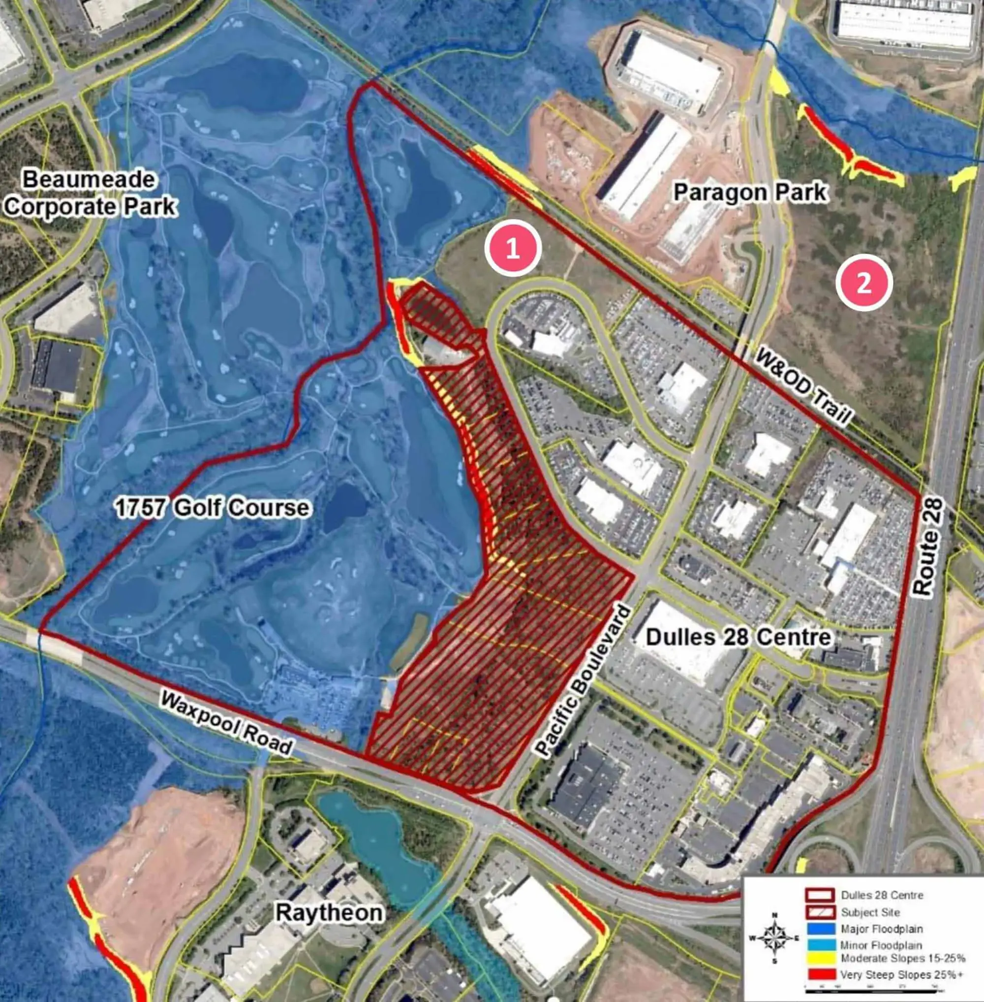 Dulles 28 Technology Park Vicinity Map