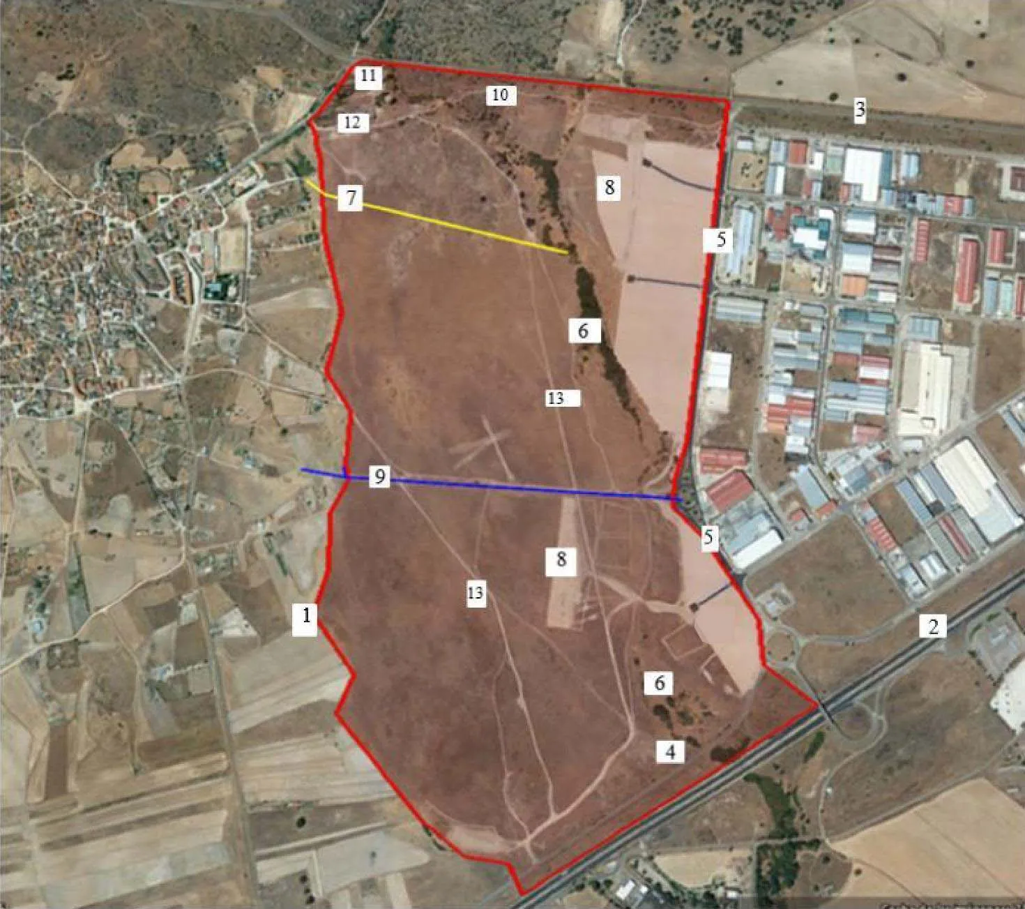 Elements Along and Within the Facebook (Meta) Site Talavera de la Reina