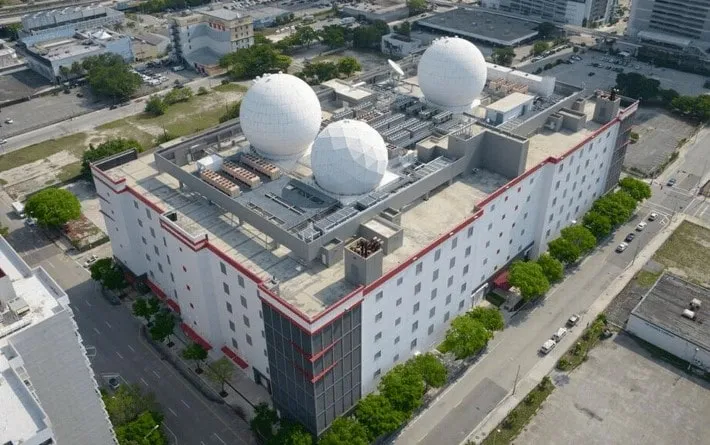 Equinix NAP of the Americas MI1 Data Center Building Located at 50 NE 9th Street Miami Florida