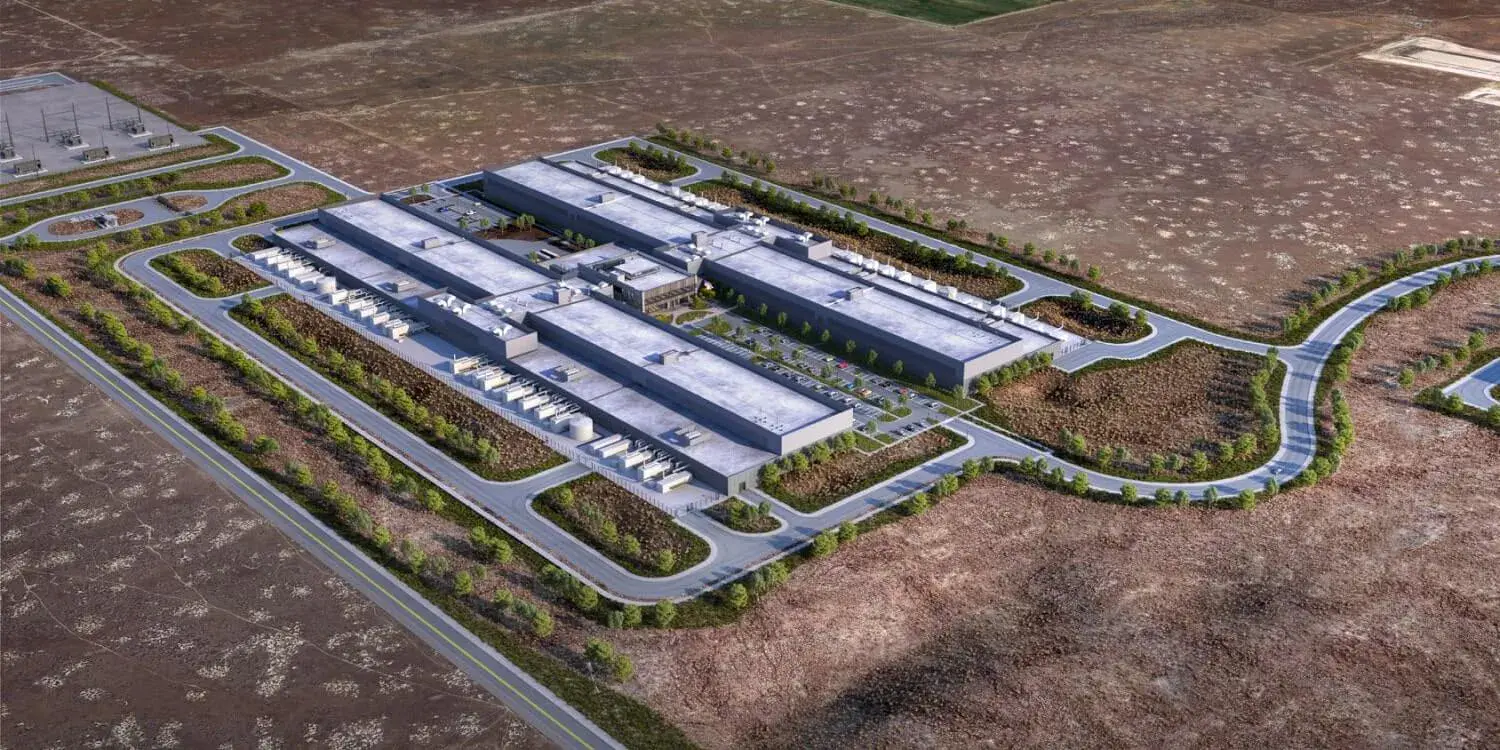 Facebook Meta Data Center Kuna Idaho Aéreo