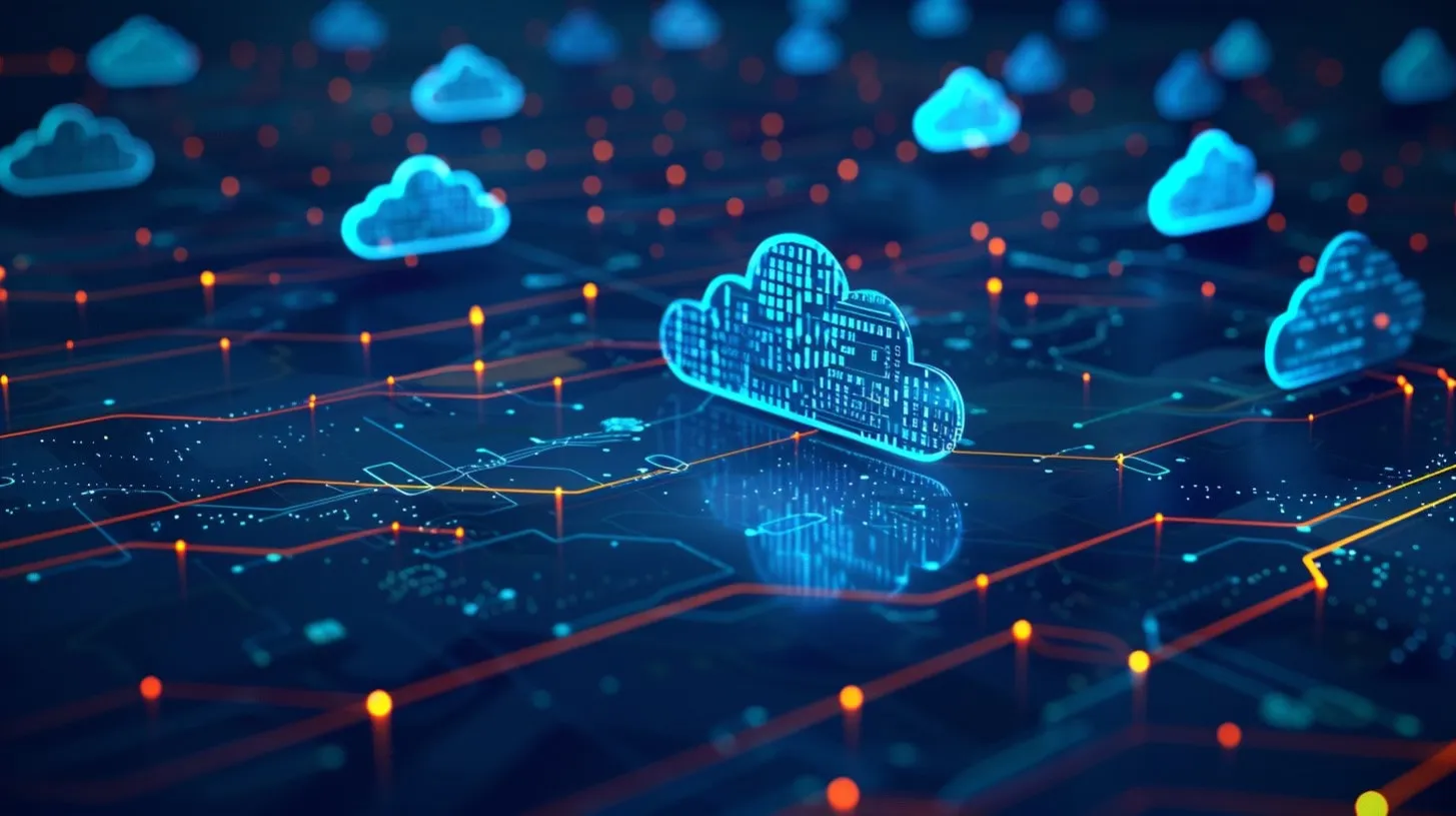 Visualización Digital Futurista de Redes de Computación y Circuitos de Datos en Infraestructura