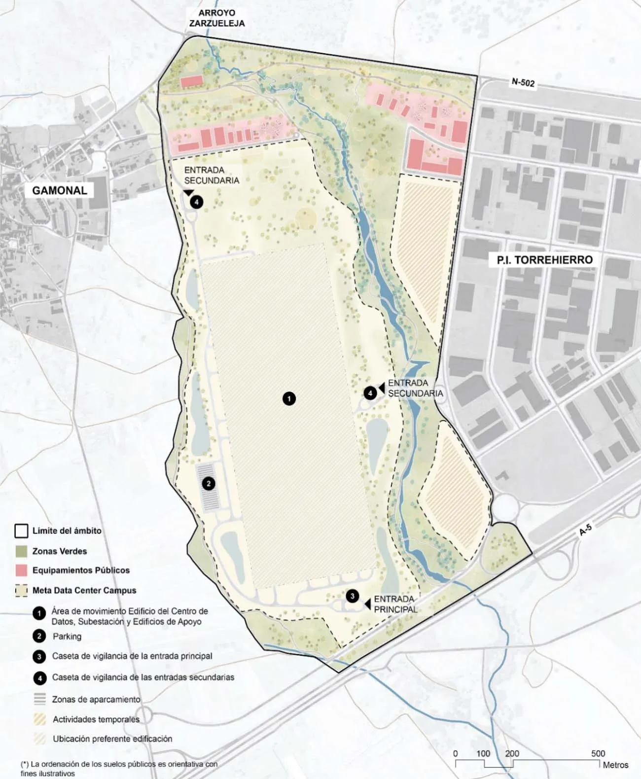 General Plan Facebook (Meta) Proposed Data Center Development Castilla-La Mancha