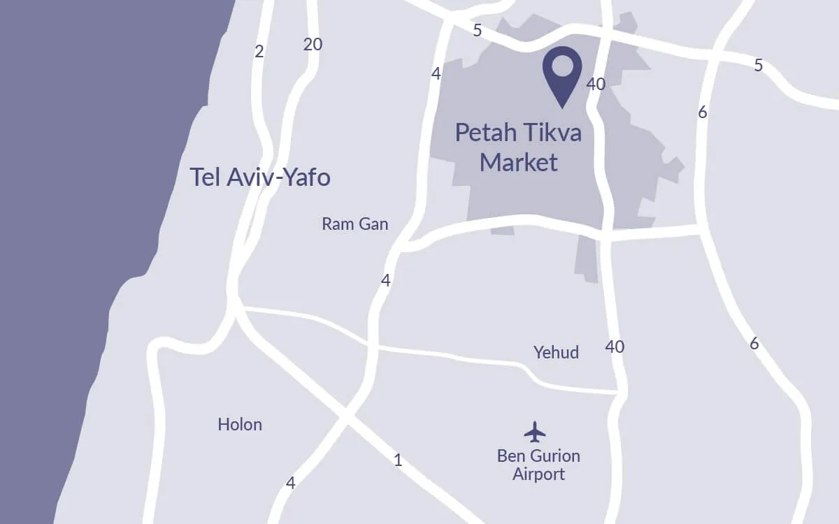 Global Technical Realty GTR IS One Petah Tikva Tel Aviv Israel Mapa
