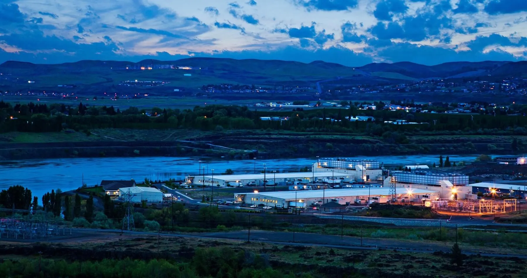 Google The Dalles Wasco County Oregon Data Center Exterior Computing Facility