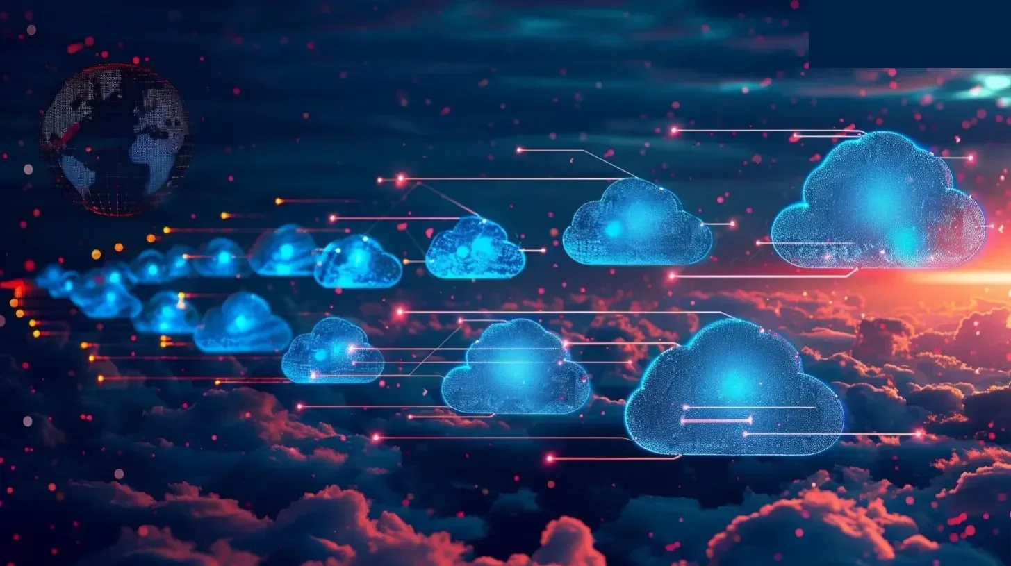 Creando una Red de Computación Digital con Estrategia Multi Cloud con Conexiones y Enlaces de Comunicaciones