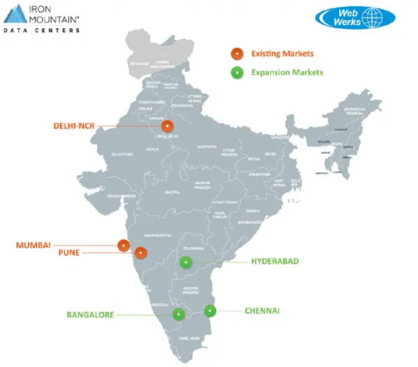 Iron Mountain, Web Werks Form $150m India Data Center JV