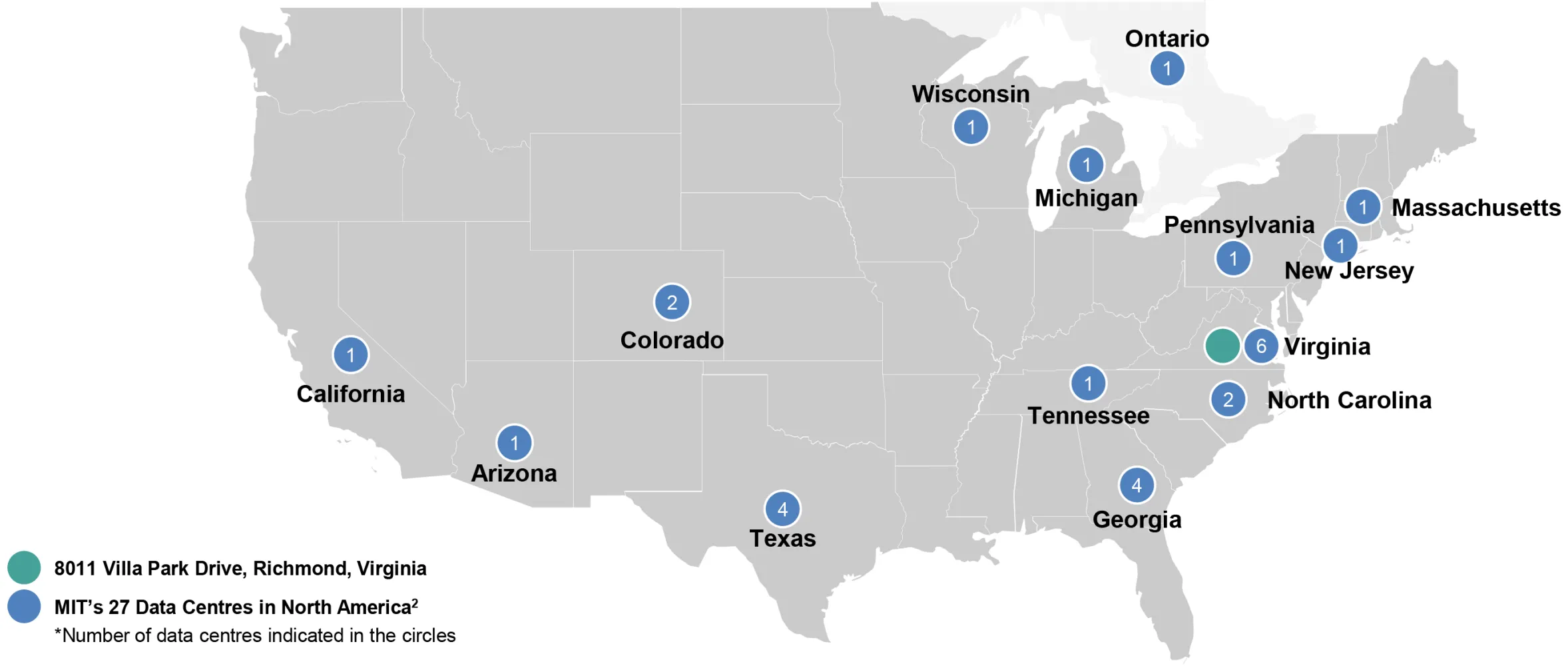 Portafolio de centros de datos de Mapletree Industrial Trust