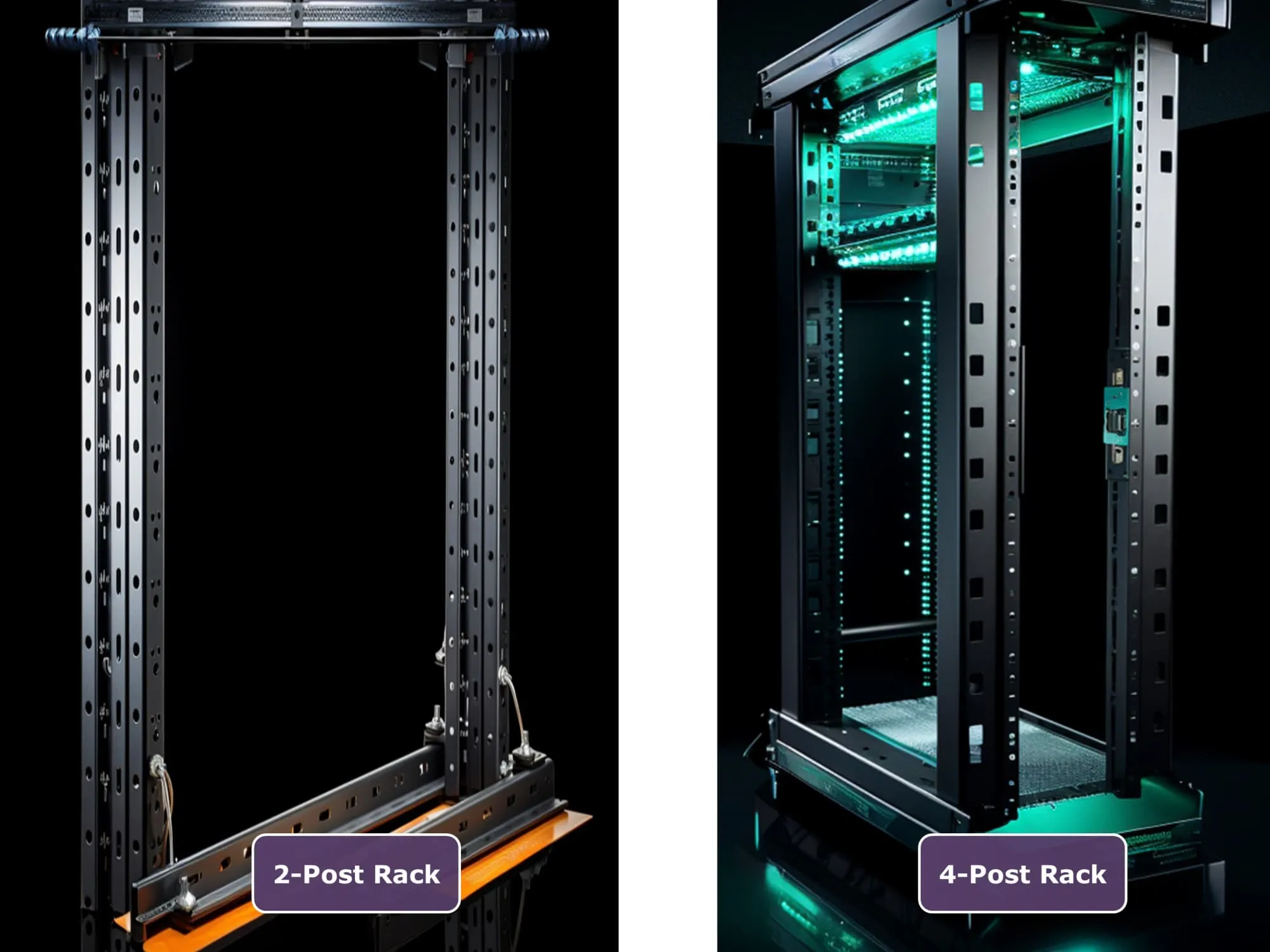 Servidores Open Frame Tipo Rack Dos Postes Cuatro Postes