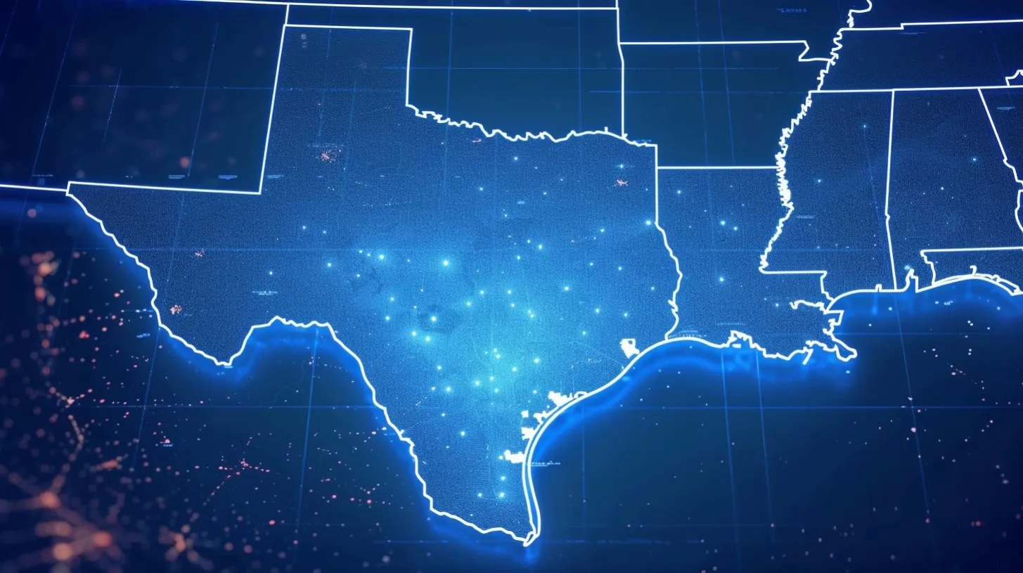 Proyecto Texas TikTok Iniciativa de Seguridad de Estados Unidos Datos de Usuario Oracle Cloud Mapa del Estado