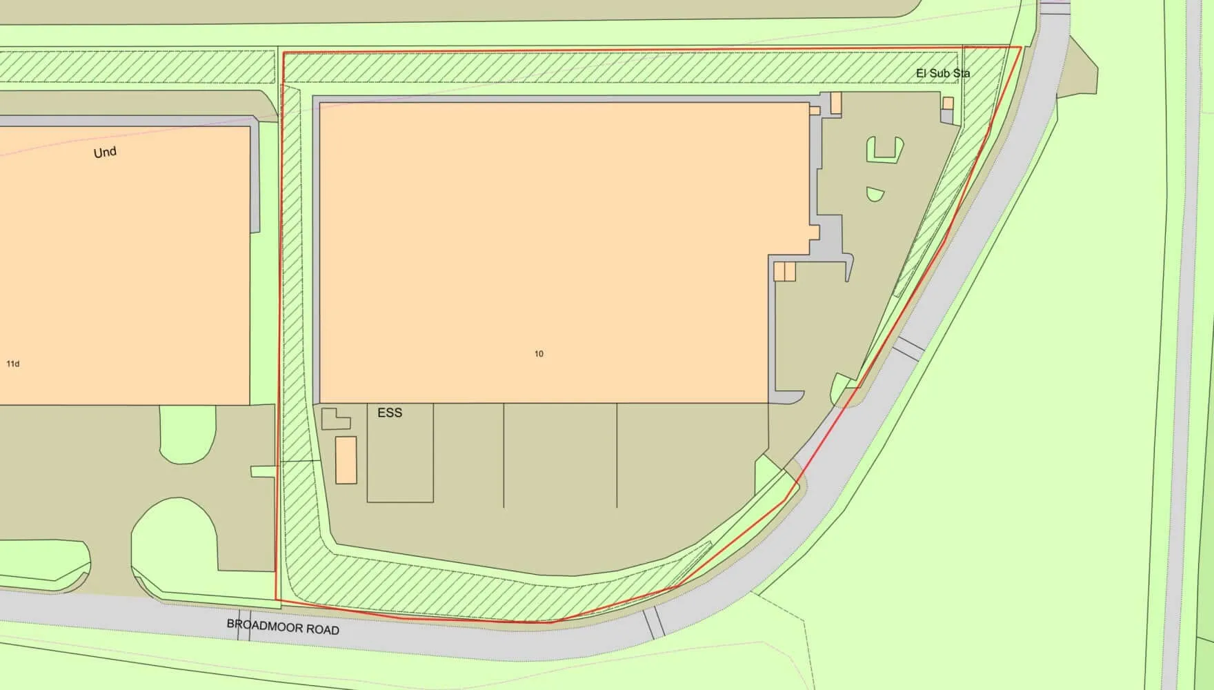 Mapa del sitio de Proximity Data Centers Edge 7 Swindon