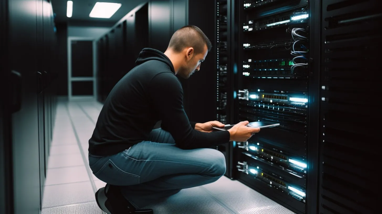 Desmantelamiento de servidores Proceso de desmantelamiento de equipos dentro de las instalaciones del centro de datos