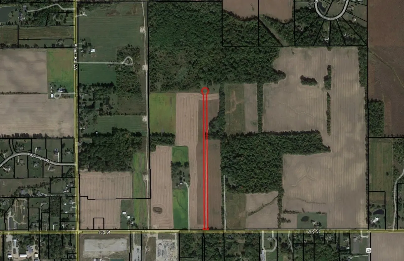 Mapa del sitio de Silicon Heartland Innovation Park New Albany Ohio