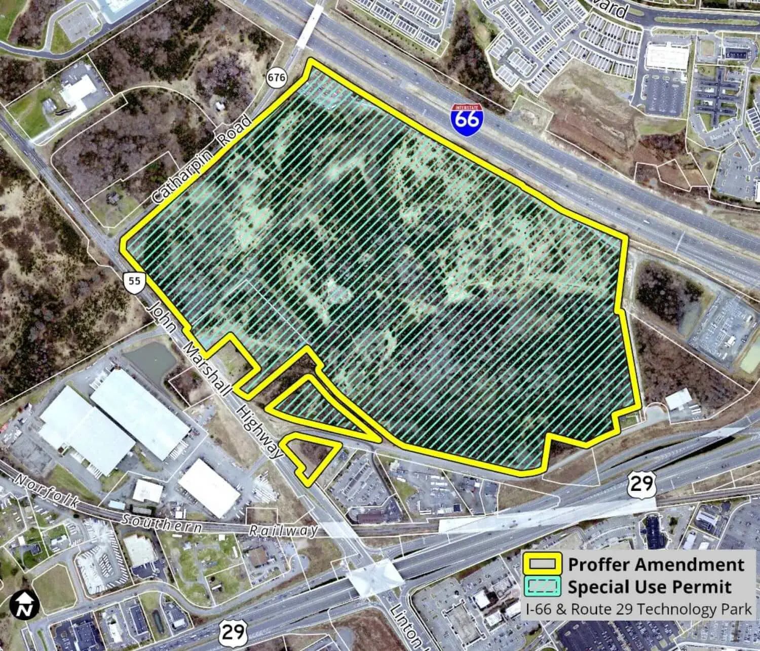 Mapa del sitio Gainesville Prince William County NTT Global Data Centers