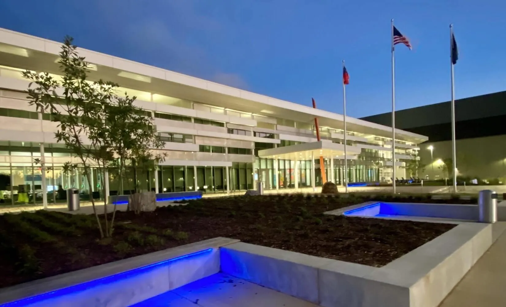 Exterior del edificio del centro de datos de Stanton Springs Newton County Georgia Meta Platforms