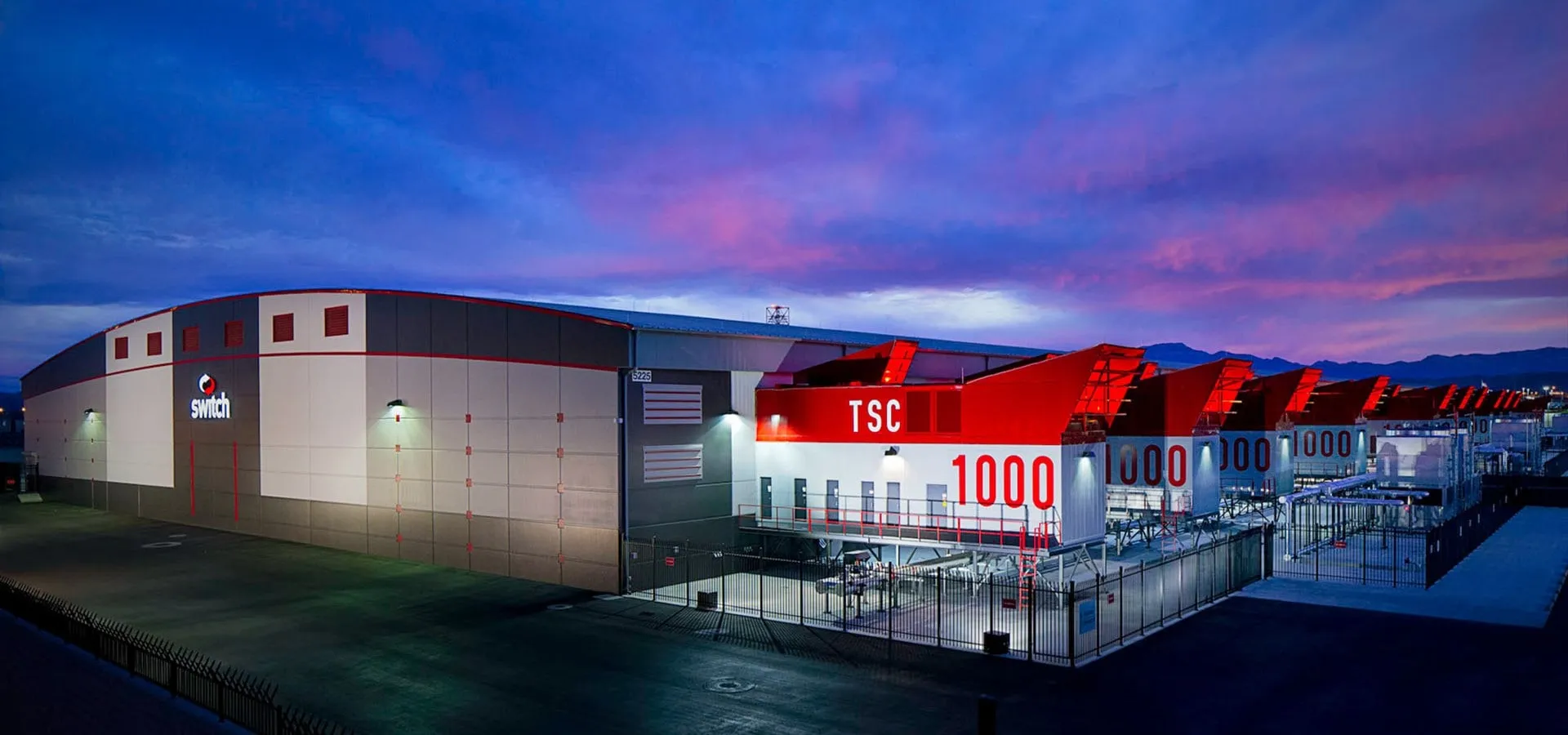 Switch Inc Core Campus Las Vegas Nevada LAS1 Data Center Región Badura Avenue Capacidad de colocación