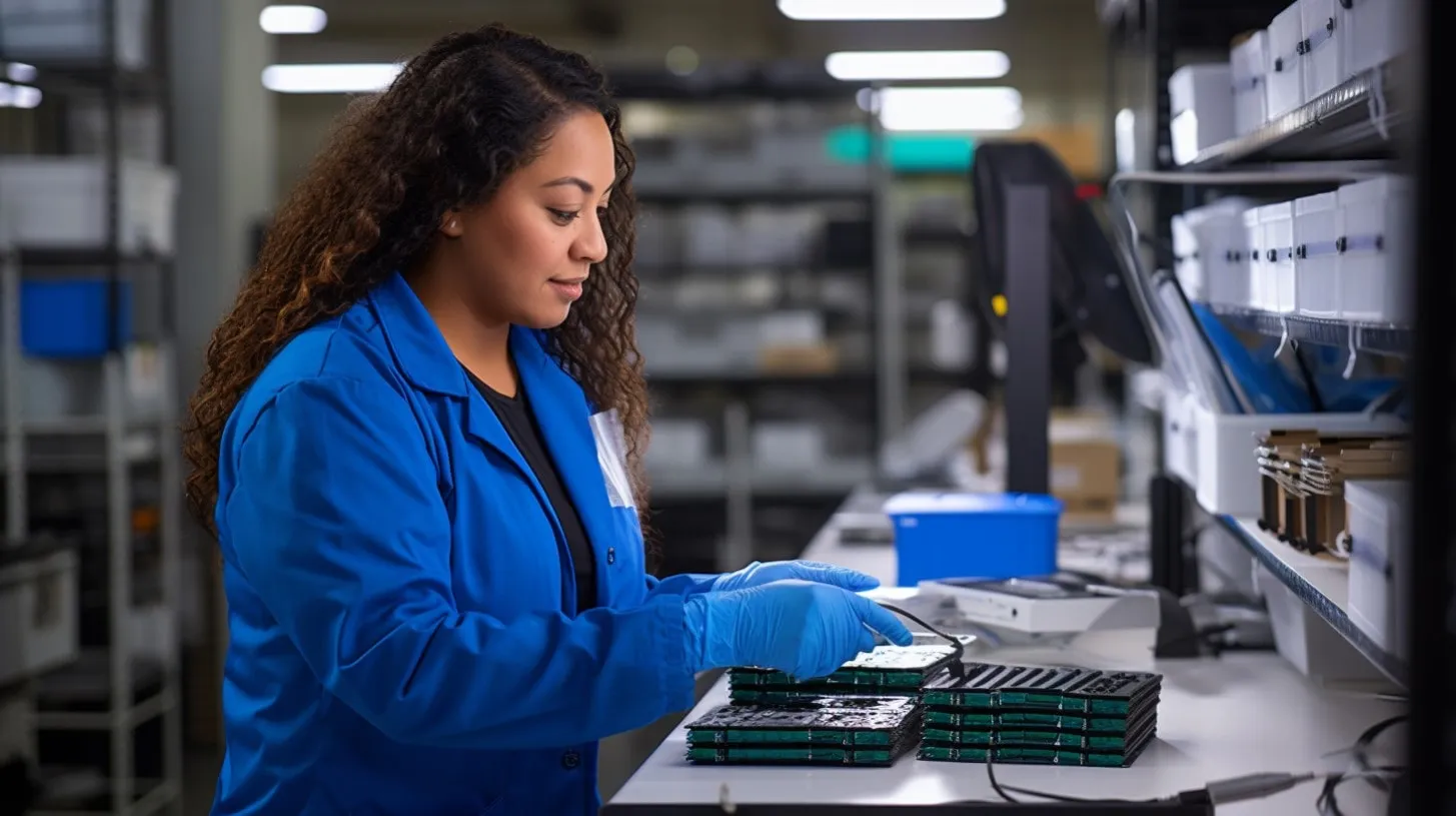 Técnico Maneja Hardware de Computadora para efectos de Enajenación de Activos de TI ITAD