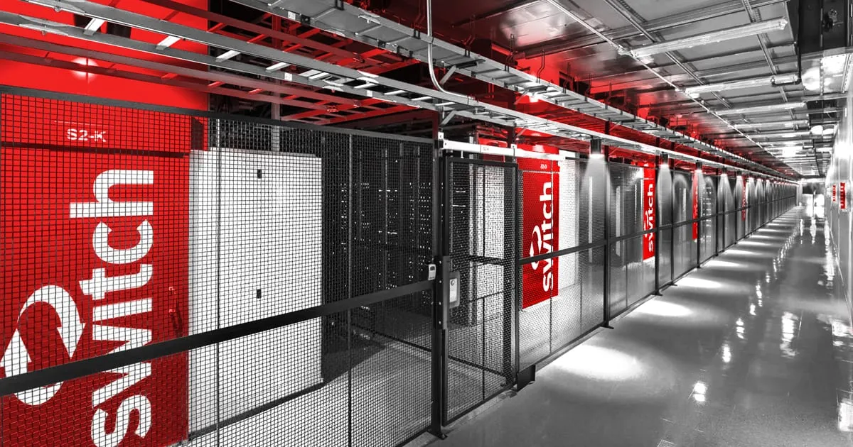 Servidores de centros de datos Tier 5 de Switch Inc, un operador de colocación