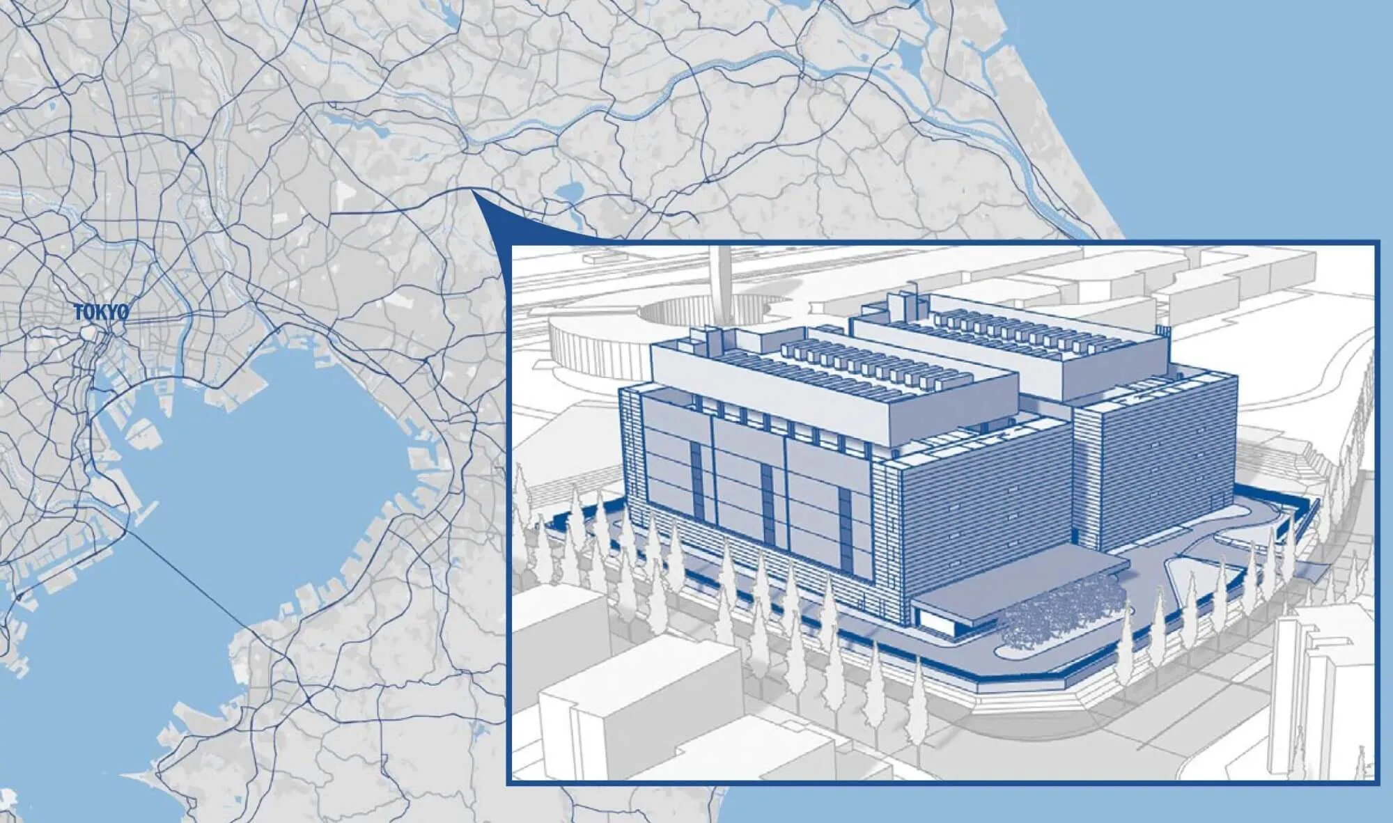 TKY01 Mapa de infraestructura STACK de Tokio Japón