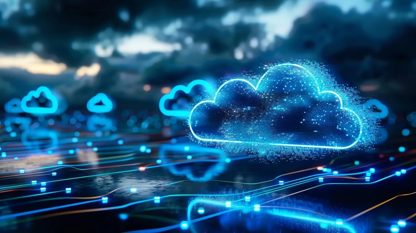 Comprendiendo la nube híbrida y multinube Las nubes brillantes se ciernen sobre la infraestructura digital