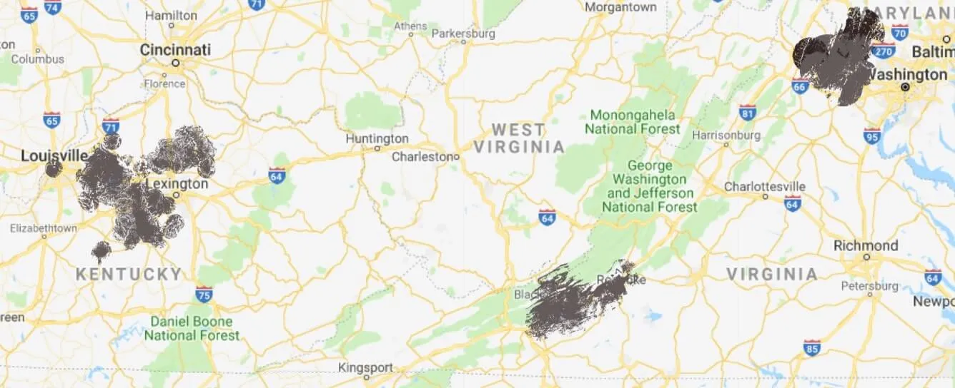 Mapa de Cobertura de Banda Ancha en Todos los Puntos