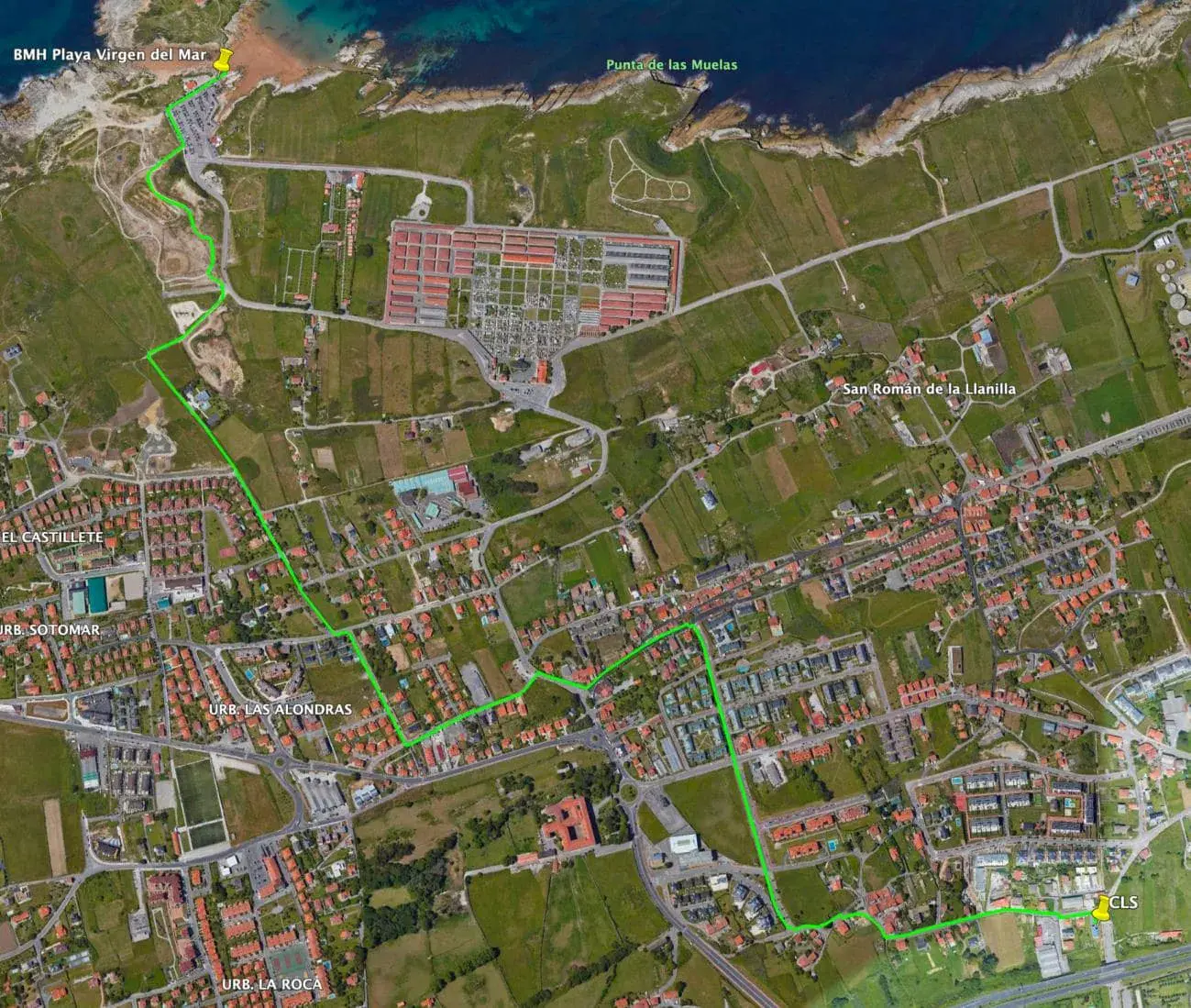 Anjana Santander Spain Landing Point Information