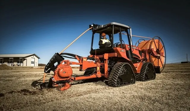 Proceso de construcción con fibra óptica Ditch Witch