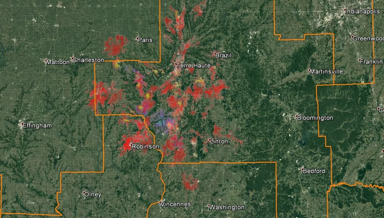 Unir mapa de cobertura fija inalámbrica y de fibra