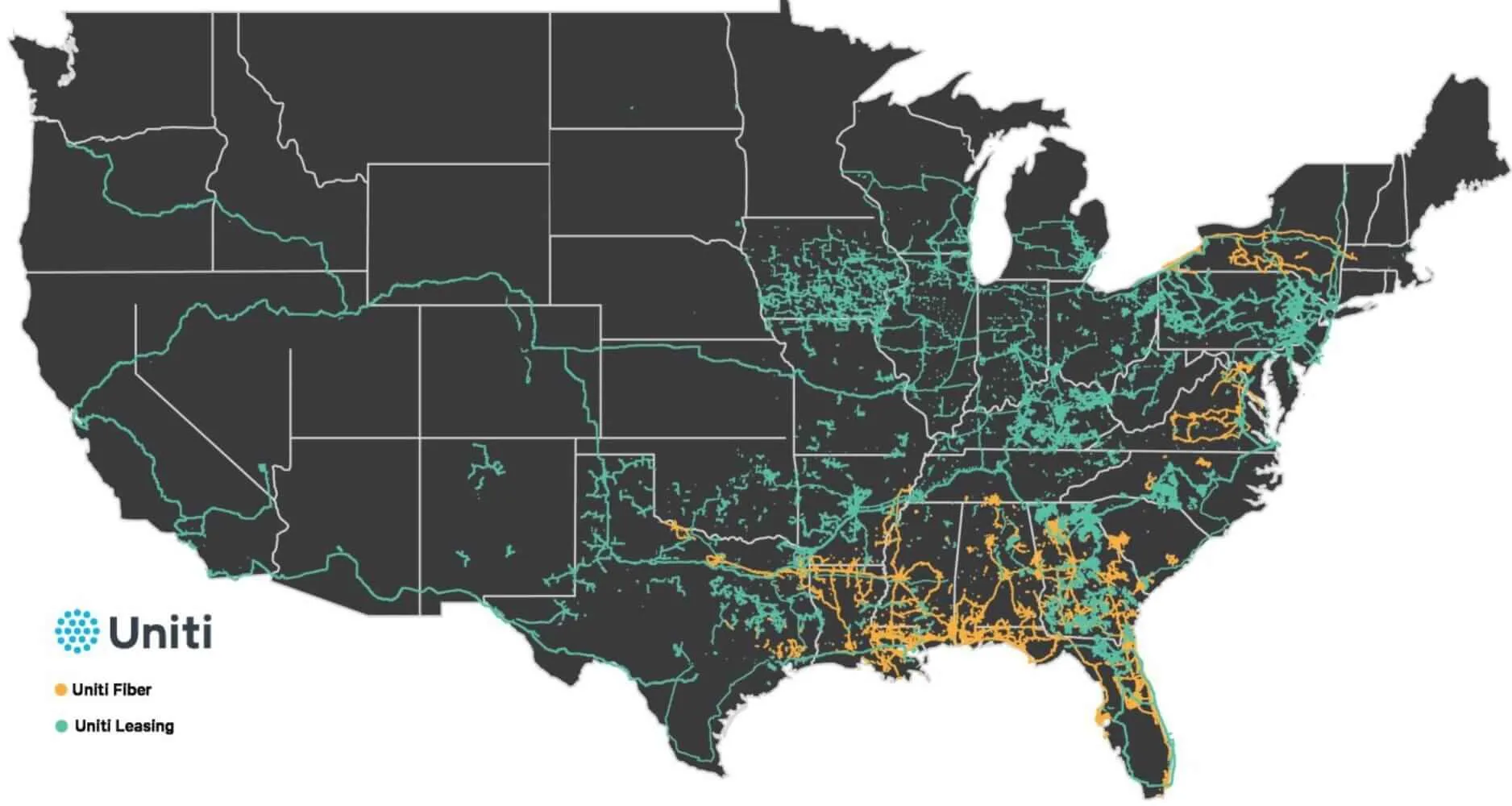 Red de fibra de Uniti Group Q1 2021
