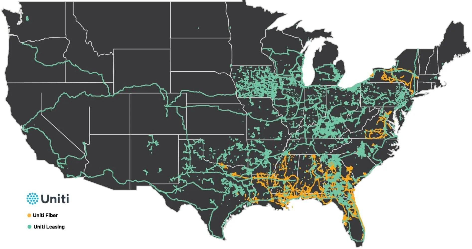 Red de fibra de Uniti Group Q2 2021