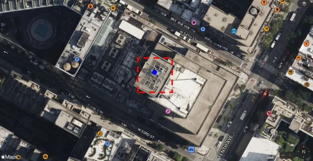 AntennaSearch Nueva York Mapa de torres celulares de Nueva York