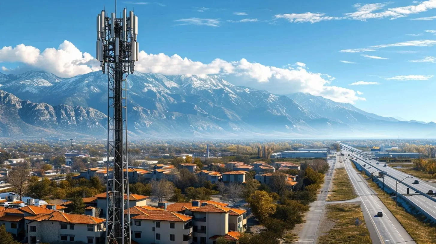Valor y valoración del arrendamiento de una torre celular en una carretera cerca de las montañas