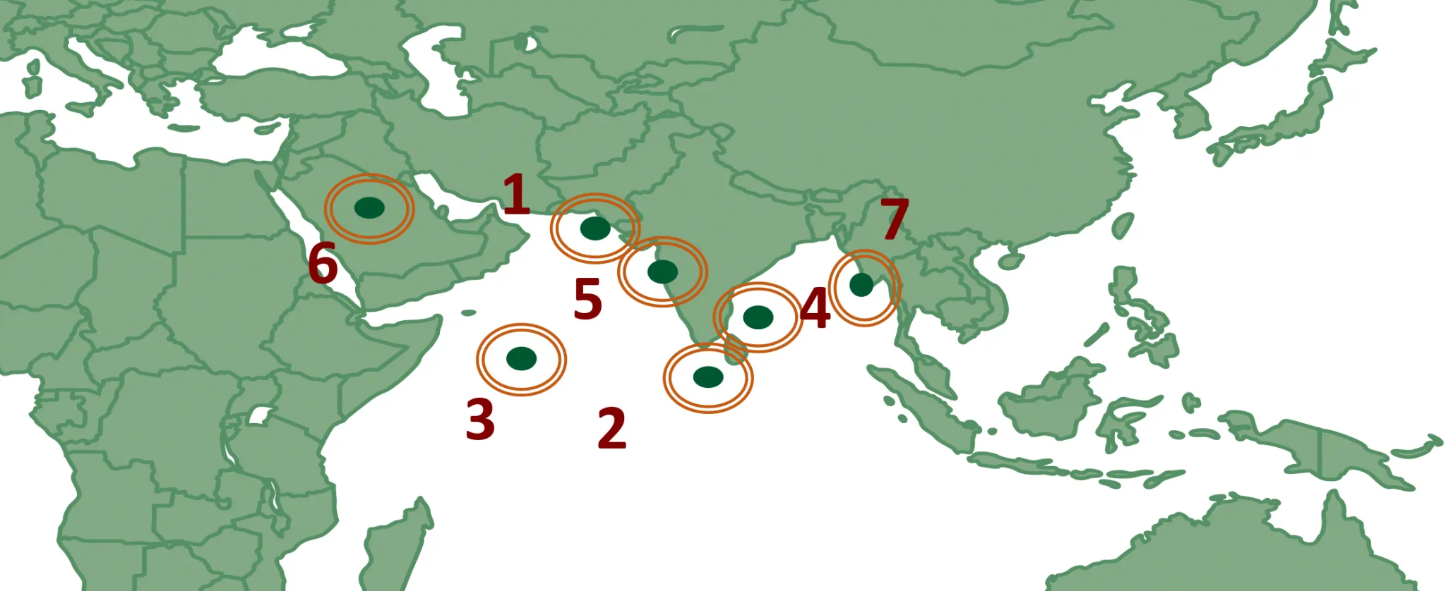 Mapa del portafolio de Edotco Tower Company